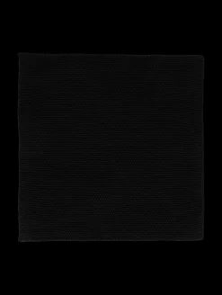 ASA Selection 2er set baumwolltuch gestrickt, schwarz