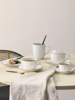 ASA Selection espressotasse mit unterteller, ligne noire