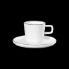 ASA Selection espressotasse mit unterteller, ligne noire