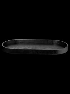 ASA Selection holztablett oval, schwarz