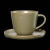 ASA Selection kaffeetasse mit unterteller, miso