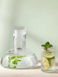 ASA Selection karaffe mit trinkglas, clear