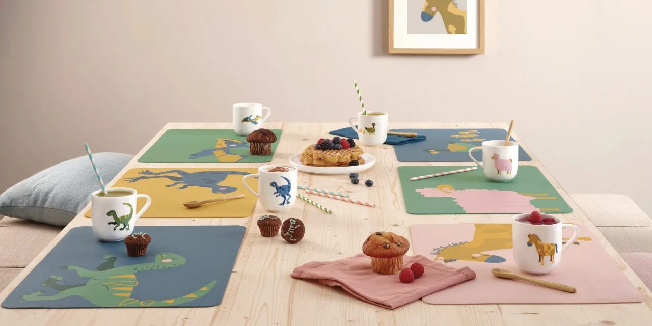 ASA Selection kindertischset, fiona flamingo