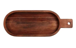 ASA Selection ovale schale, flach, akazie