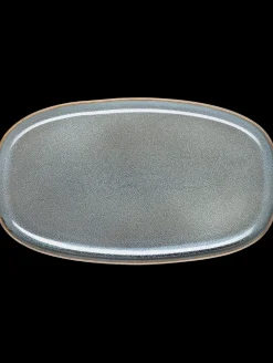 ASA Selection platte, oval, denim