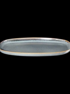ASA Selection platte, oval, denim