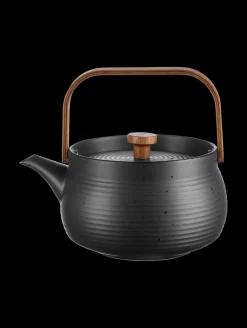 ASA Selection teekanne mit Holzgriff, black