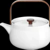 ASA Selection teekanne mit holzgriff, white
