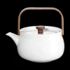 ASA Selection teekanne mit holzgriff, white