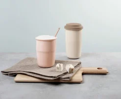 ASA Selection thermobecher creme, deckel braun