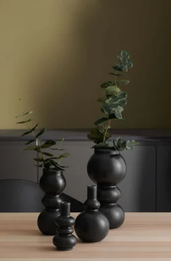 ASA Selection vase, black iron