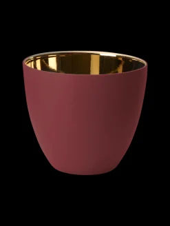 ASA Selection windlicht himbeer/gold