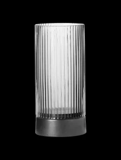 ASA Selection windlicht mit porzellanfuß, clear