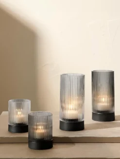 ASA Selection windlicht mit porzellanfuß, grey
