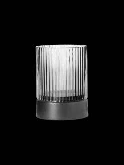 ASA Selection windlicht mit porzellanfuß, clear